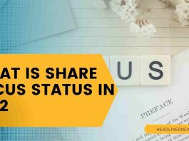 What is share focus status in 2022