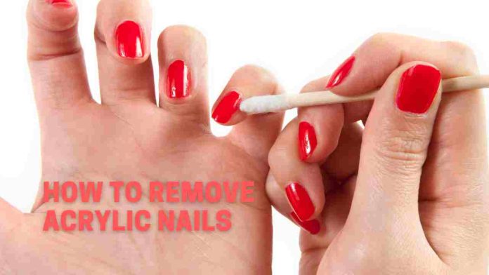 How to remove acrylic nails